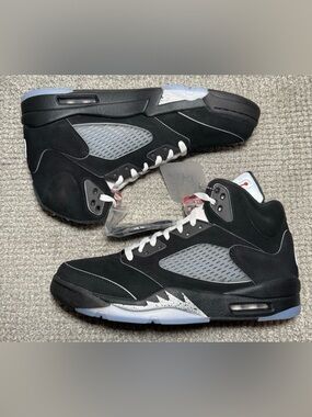 Size 12 - Air Jordan 5 Retro OG Black Metallic Reimagined